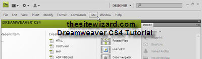 Adobe Dreamweaver CS4 at startup