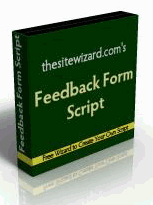 Software box with feedback form script